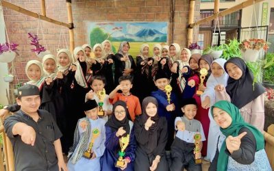 SD Negeri 130 Batununggal Sekelimus alhamdullilah mendapatkan Juara Kaligrafi, Adzan, Praktek Sholat, Qoshidah, MHQ, dan Putri